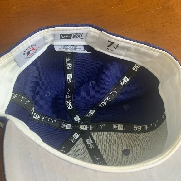 Los Angeles Dodgers 59fifty New Era fitted hat, size 7.25 - Picture 6 of 6